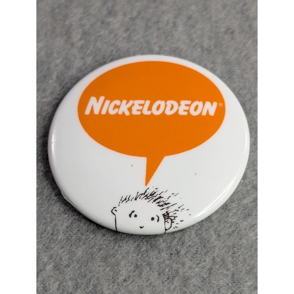 Nickelodeon Other - Rare 1985 Nickelodeon Pinny Mascot Pinback Button Early MTV Networks 80s